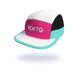 Gorras Running PRO | Blanca / Rosada