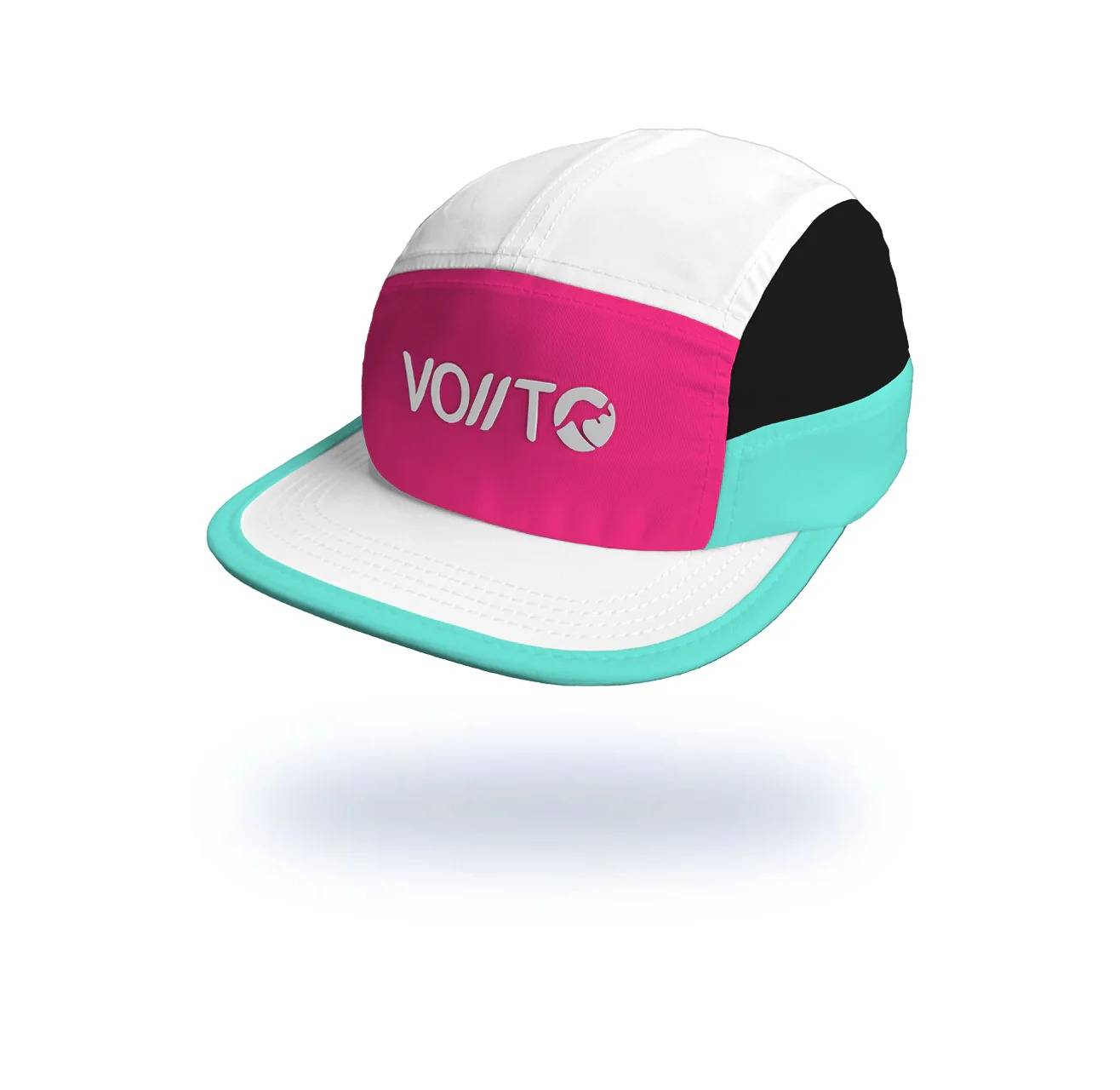 Gorras Running PRO | Blanca / Rosada
